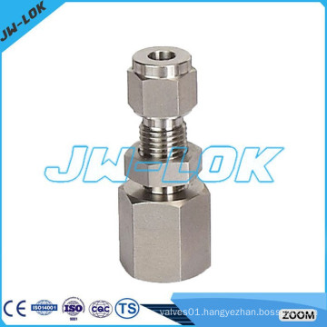 Stainless steel npt bulkhead fitting-Stainless steel 1 16 npt fittings